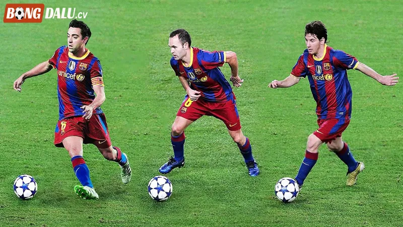 Những đặc trưng trong cách vận hành Tiki Taka